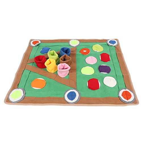 Qukaim Dog Snuffle Pad Dog Snuffle Pad, Soft Pool Ball Sniffing Mat, Slow Eating Puzzle Toy for Smell Training, Langeweile Relief, Reusable Grass Pee Pad for Dogs, 60*40cm Qukaim Dog Snuffle Pad Dog Snuffle Pad, Soft Pool Ball Sniffing Mat, Slow Eating Puzzle Toy for Smell Training, Langeweile Relief, Reusable Grass Pee Pad for Dogs, 60*40cm von Qukaim