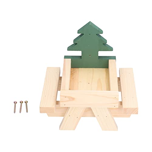 Qukaim Eichhörnchen-Futterspender mit Maiskolbenhalter, Eichhörnchen-Picknicktisch, Eichhörnchen-Futterstation aus Holz mit Maiskolbenhalter für den Außenbereich, lustiges Eichhörnchenzubehör, ideal Qukaim Eichhörnchen-Futterspender mit Maiskolbenhalter, Eichhörnchen-Picknicktisch, Eichhörnchen-Futterstation aus Holz mit Maiskolbenhalter für den Außenbereich, lustiges Eichhörnchenzubehör, ideal von Qukaim