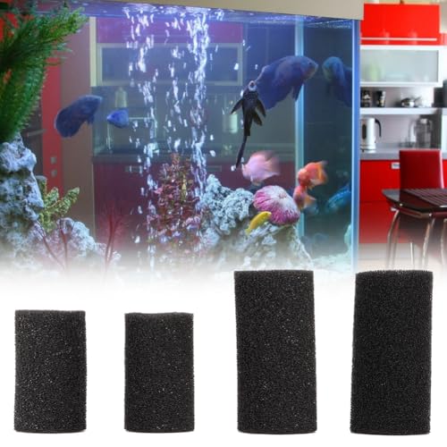 Qukaim Einlassfilter für Aquarien, Schaumstoffschwamm, Aquarium, Wassereinlass-Filter, Schutzabdeckung, wiederverwendbar, passend für Standard-Aquariumfilter, 10 x 12 cm, 4 Stück Qukaim Einlassfilter für Aquarien, Schaumstoffschwamm, Aquarium, Wassereinlass-Filter, Schutzabdeckung, wiederverwendbar, passend für Standard-Aquariumfilter, 10 x 12 cm, 4 Stück von Qukaim