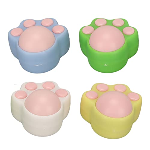 Qukaim Essbares Katzenleckspielzeug Katzenminze Wand Ball Spielzeug, 4 Stück Essbares Katzenleckspielzeug, 360 Grad drehbare Katzenminze Bälle für Zahnreinigung und starke Haftung, ideal für Kätzchen Qukaim Essbares Katzenleckspielzeug Katzenminze Wand Ball Spielzeug, 4 Stück Essbares Katzenleckspielzeug, 360 Grad drehbare Katzenminze Bälle für Zahnreinigung und starke Haftung, ideal für Kätzchen von Qukaim