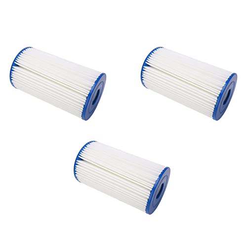 Qukaim Filterkartuschen-Set, Y-Typ-Sieb, 2,5 cm DN25-Innengewinde, 304 Edelstahl, 3-teiliges Filterkartuschen-Set für Schwimmbad und Spa, Typ B Trefoil Konstruktion, Wasser, Öl, Gas Qukaim Filterkartuschen-Set, Y-Typ-Sieb, 2,5 cm DN25-Innengewinde, 304 Edelstahl, 3-teiliges Filterkartuschen-Set für Schwimmbad und Spa, Typ B Trefoil Konstruktion, Wasser, Öl, Gas von Qukaim