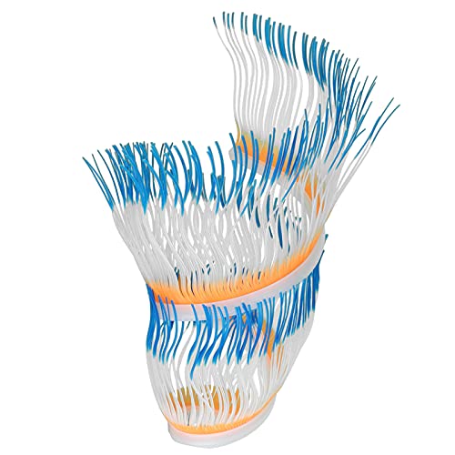 Qukaim Fischpflanzen-Spielzeug, Aquarium-Dekorationen, Seeanemone, Silikon, künstliche leuchtende Pflanze, Ornamente für Aquarium, realistisches Design, 25,4 cm, Blau Qukaim Fischpflanzen-Spielzeug, Aquarium-Dekorationen, Seeanemone, Silikon, künstliche leuchtende Pflanze, Ornamente für Aquarium, realistisches Design, 25,4 cm, Blau von Qukaim