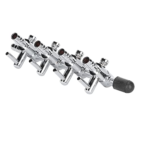 Qukaim Fischtank-Steuerventil aus Edelstahl, Steuerventil für Aquarien, Luftkontrolle Accory, 4-Kopf-Luftverteiler, Design für optimale Leistung Qukaim Fischtank-Steuerventil aus Edelstahl, Steuerventil für Aquarien, Luftkontrolle Accory, 4-Kopf-Luftverteiler, Design für optimale Leistung von Qukaim