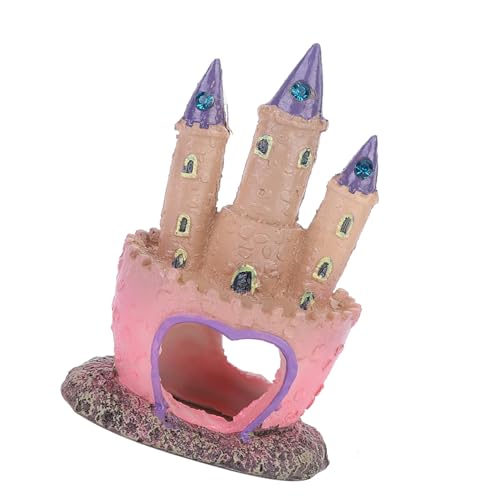 Qukaim Fish Tank Cartoon Castle Decoration Resin Simulated Cartoon Pumpkin Hidden House Cave, Aquarium Cartoon Castle Decoration, Fish Tank Ornaments for Reptiles, 12x8x10cm, Landschaft Qukaim Fish Tank Cartoon Castle Decoration Resin Simulated Cartoon Pumpkin Hidden House Cave, Aquarium Cartoon Castle Decoration, Fish Tank Ornaments for Reptiles, 12x8x10cm, Landschaft von Qukaim