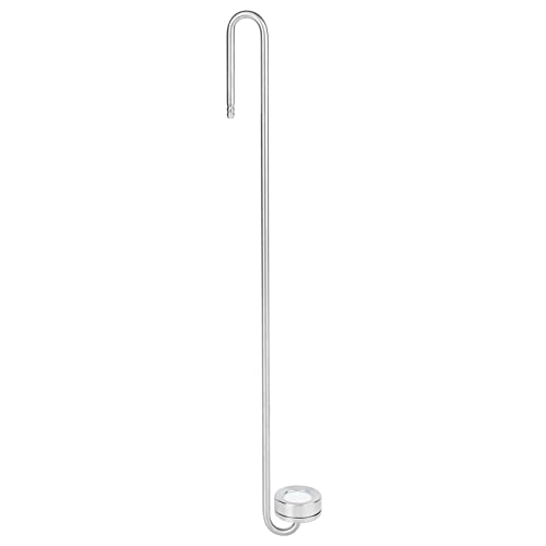 Qukaim Fish Tank Zerstäuber CO2 Diffusor für Aquarium, Kohlendioxid Zerstäuber mit 3,05cm Düse, Edelstahl, Wasserwechselrohr, 40cm lang, ideal für Pflanzen und Aquarium Reinigung von Qukaim