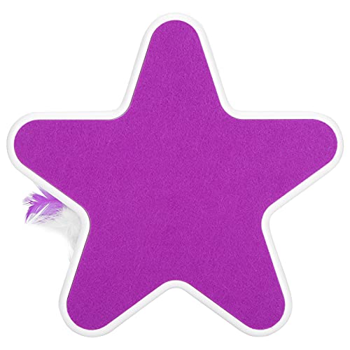 Qukaim Five?pointed Star Automatischer Teaser Katzenspielzeug Fünfzackiger Stern Feder Katzenspielzeug, 360 Grad Zufällige Rotation Automatischer Teaser, Interaktive Lustige Katzenbox, Fesselnde Qukaim Five?pointed Star Automatischer Teaser Katzenspielzeug Fünfzackiger Stern Feder Katzenspielzeug, 360 Grad Zufällige Rotation Automatischer Teaser, Interaktive Lustige Katzenbox, Fesselnde von Qukaim