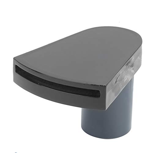 Qukaim Flache Entenschnabeldüse aus schwarzem Acryl, 360° verstellbar, Aquarium-Entenschnabeldüse, Fischtank-Wasserbeschleuniger-Auslaufgarnitur, kompatibel mit verschiedenen Aquarien von Qukaim
