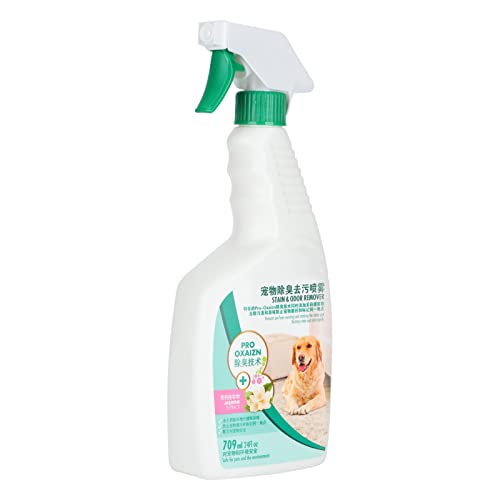 Qukaim Flecken-Geruchsentferner für Hunde und Katzen, Spray, 709 ml, Enzymentferner für Katzen- und Hundefleckengeruch, Jasmingeschmack, Desodorierung und Dekontamination, für den Innenbereich Qukaim Flecken-Geruchsentferner für Hunde und Katzen, Spray, 709 ml, Enzymentferner für Katzen- und Hundefleckengeruch, Jasmingeschmack, Desodorierung und Dekontamination, für den Innenbereich von Qukaim