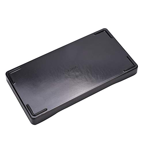Qukaim Futternapf für Haustiere, Kunststoff, rutschfest, klettern, für Haustiere, Schildkröte, Chamäleon, Eidechse, quadratisch, Trinkfutter, Futternapf, schwarz, langlebiges Design für Futter und von Qukaim