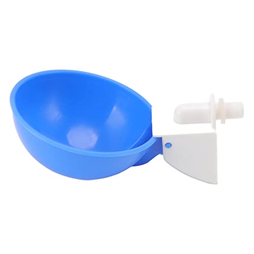 Qukaim Geflügel-Wasserspender-Set, 10 Stück, G1/8 Außengewinde, Hühner-Bewässerungsbecher, automatische Geflügel-Wasserfütterungsausrüstung für Wachteln und Vögel, Blau Qukaim Geflügel-Wasserspender-Set, 10 Stück, G1/8 Außengewinde, Hühner-Bewässerungsbecher, automatische Geflügel-Wasserfütterungsausrüstung für Wachteln und Vögel, Blau von Qukaim