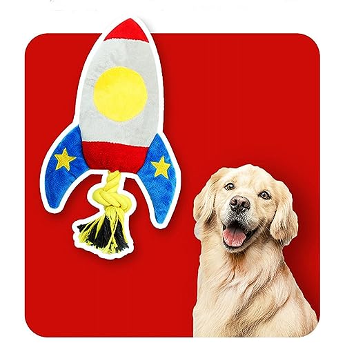 Qukaim Gefülltes Haustierspielzeug Plüsch Haustier Spielzeug, Quietschendes Weiches Bissfestes Kauspielzeug mit Seilknoten für Hund und Katze, Ideal für Zähneknirschen und Spielzeit, 30cm Lang Qukaim Gefülltes Haustierspielzeug Plüsch Haustier Spielzeug, Quietschendes Weiches Bissfestes Kauspielzeug mit Seilknoten für Hund und Katze, Ideal für Zähneknirschen und Spielzeit, 30cm Lang von Qukaim