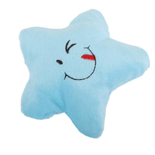 Qukaim Gefülltes Hundekauspielzeug Plüsch Haustier Spielzeug, Sternform Gefülltes Hundekauspielzeug, Bissfestes Design, Langeweile Linderung für Welpen, Ideal für Zähneknirschen, 30cm Lang von Qukaim