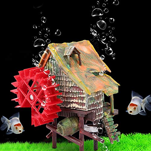 Qukaim Großes Wasserrad, Landschaftsbau, pneumatisch, belüftet, Wasserradhütte, kleiner Wasserwagen, Aquarium, großes Wasserrad, Landschaftsbau, drehbare Windmühle, Aquarium-Ornamente, dekorative Qukaim Großes Wasserrad, Landschaftsbau, pneumatisch, belüftet, Wasserradhütte, kleiner Wasserwagen, Aquarium, großes Wasserrad, Landschaftsbau, drehbare Windmühle, Aquarium-Ornamente, dekorative von Qukaim