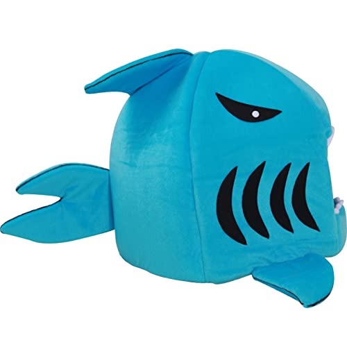 Qukaim Haifisch-förmiges Haus, Haifisch-Mund-Form, Haustierhaus, bequemes Kätzchenbett in Himmelblau, rutschfestes Design, ideal für Katzen und kleine Haustiere, Haustierbedarf von Qukaim