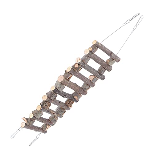 Qukaim Hamster-Plattformspielzeug aus Holz, drehbare Leiter und Spielplatzständer für kleine Haustiere, inklusive Kauspielzeug aus Holz, Aktivitätsmatte für Kaninchen, 70 cm lang Qukaim Hamster-Plattformspielzeug aus Holz, drehbare Leiter und Spielplatzständer für kleine Haustiere, inklusive Kauspielzeug aus Holz, Aktivitätsmatte für Kaninchen, 70 cm lang von Qukaim