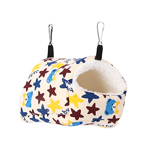 Qukaim Hamster Winter Warm Baumwolle Hängende Bett Kleine Haustier Hängende Baumwolle Hängematte, 8x8cm Warmes Bett für Hamster, Chinchilla und Kleintiere, Winter Baumwolle Hängende Bett, Qukaim Hamster Winter Warm Baumwolle Hängende Bett Kleine Haustier Hängende Baumwolle Hängematte, 8x8cm Warmes Bett für Hamster, Chinchilla und Kleintiere, Winter Baumwolle Hängende Bett, von Qukaim