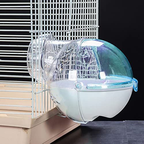 Qukaim Hamstertoilette Acryl Kleintierkäfig Externe Badezimmer Toilette Haus für Hamster Meerschweinchen Baden Blau Qukaim Hamstertoilette Acryl Kleintierkäfig Externe Badezimmer Toilette Haus für Hamster Meerschweinchen Baden Blau von Qukaim