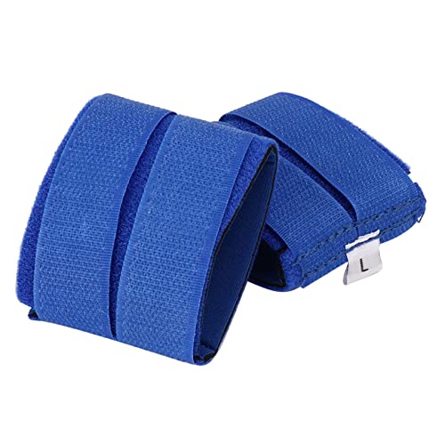 Qukaim Handgelenkschutz für Haustiere, Hundeknieschoner, 2 Stück, Blau, Polyester-Baumwolle, Handgelenkschutz für Vorderbeine, chirurgische Verletzungen, Rehabilitationspflege, Größe L von Qukaim