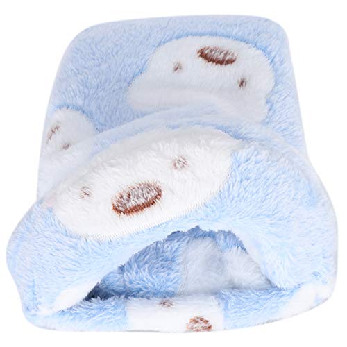 Qukaim Haustier-Flanellbett, Mini-Haustier-Winter-Schlafbett, abnehmbar, Hamster, Meerschweinchen, warmes Haus, Höhle, Flanell-Haustierbett, Blau, M, geeignet für kleine Haustiere, gemütlicher Qukaim Haustier-Flanellbett, Mini-Haustier-Winter-Schlafbett, abnehmbar, Hamster, Meerschweinchen, warmes Haus, Höhle, Flanell-Haustierbett, Blau, M, geeignet für kleine Haustiere, gemütlicher von Qukaim