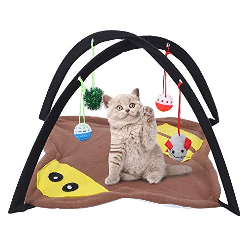 Qukaim Haustier Katze Heizbett Haustier Katze Kleiner Hund Faltbares Heizzelt, USB-Schnittstelle Konstante Temperatur Haus, Alle Jahreszeiten, Tragbares Katzenbett, Filzmaterial, 45 x 45 x 45 cm Qukaim Haustier Katze Heizbett Haustier Katze Kleiner Hund Faltbares Heizzelt, USB-Schnittstelle Konstante Temperatur Haus, Alle Jahreszeiten, Tragbares Katzenbett, Filzmaterial, 45 x 45 x 45 cm von Qukaim