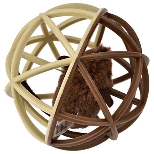 Qukaim Haustier-Katzenspielzeug, interaktives Mausball-Puzzle-Spielzeug, Sisalball für Katzenkralle und Backenzähne, Trainingsaktivität, Reis-Kaffeefarbe Qukaim Haustier-Katzenspielzeug, interaktives Mausball-Puzzle-Spielzeug, Sisalball für Katzenkralle und Backenzähne, Trainingsaktivität, Reis-Kaffeefarbe von Qukaim