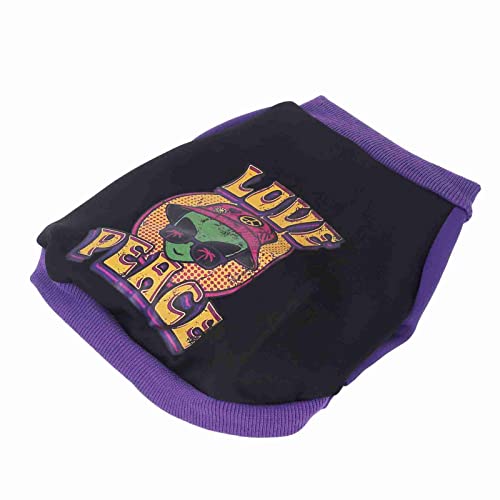 Qukaim Haustier-Winterkleidung, Hundepullover, Cartoon-Alien, warmer Farbblock, atmungsaktiver Hunde-Winterpullover für Herbst und Winter, Größe XL, Violett Qukaim Haustier-Winterkleidung, Hundepullover, Cartoon-Alien, warmer Farbblock, atmungsaktiver Hunde-Winterpullover für Herbst und Winter, Größe XL, Violett von Qukaim