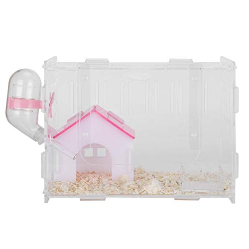 Qukaim Haustierkäfig aus Acryl, transparent, einlagig, für Hamster, inklusive Futterschale, Kleintierbedarf, 30 x 20 x 20 cm, ideal für Hamster-Habitat Qukaim Haustierkäfig aus Acryl, transparent, einlagig, für Hamster, inklusive Futterschale, Kleintierbedarf, 30 x 20 x 20 cm, ideal für Hamster-Habitat von Qukaim
