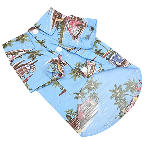 Qukaim Haustierkleidung Haustier Hawaii-Shirt, kühles atmungsaktives Hawaii-Print Hunde-T-Shirt für Hunde und Katzen, Sommer Haustier Weste Shirt, ideal für Sommercamp, versch Qukaim Haustierkleidung Haustier Hawaii-Shirt, kühles atmungsaktives Hawaii-Print Hunde-T-Shirt für Hunde und Katzen, Sommer Haustier Weste Shirt, ideal für Sommercamp, versch von Qukaim