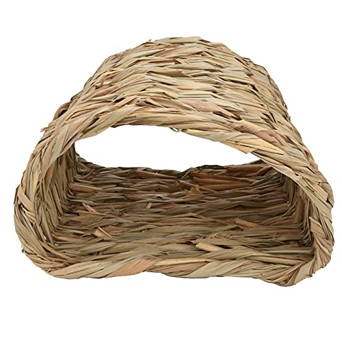 Qukaim Haustierschlafbett Gewebter Grass-Tunnel, atmungsaktives Haustier-Tunnelbett für Hamster, Meerschweinchen, Igel, kleines Haustierhaus und Spielzeug, natürliche Materialien, 30 x 10 cm Qukaim Haustierschlafbett Gewebter Grass-Tunnel, atmungsaktives Haustier-Tunnelbett für Hamster, Meerschweinchen, Igel, kleines Haustierhaus und Spielzeug, natürliche Materialien, 30 x 10 cm von Qukaim
