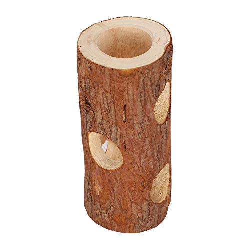 Qukaim Holz Hamster Tunnel Kauspielzeug Haustier Tunnel Accory für Frettchen und Rennmäuse Spiel- und Ruheübungsrohr ideal für Kleintiere Qukaim Holz Hamster Tunnel Kauspielzeug Haustier Tunnel Accory für Frettchen und Rennmäuse Spiel- und Ruheübungsrohr ideal für Kleintiere von Qukaim