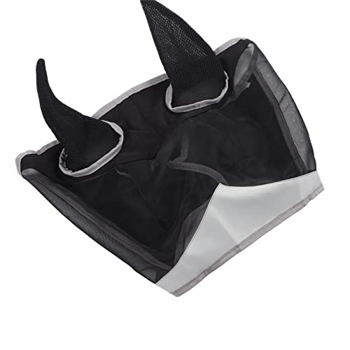Qukaim Horse Fly Face Cover, Breathable Elastic Polyester Mesh Fly Mask for Ears and Eyes Protection, Large, Horse Face Protective Cover, Fly Mesh Mask Qukaim Horse Fly Face Cover, Breathable Elastic Polyester Mesh Fly Mask for Ears and Eyes Protection, Large, Horse Face Protective Cover, Fly Mesh Mask von Qukaim