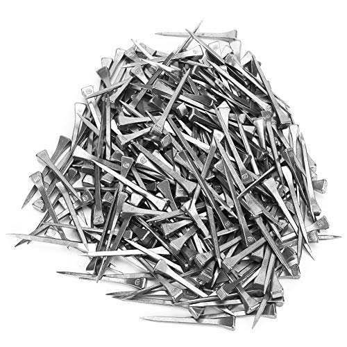 Qukaim Hufeisennägel, E6, Hufeisennägel, Hufnägel aus Stahl zur Befestigung, Pferdewerkzeug, Hufnägel, Hufeisen-Werkzeuge, 250 Stück Qukaim Hufeisennägel, E6, Hufeisennägel, Hufnägel aus Stahl zur Befestigung, Pferdewerkzeug, Hufnägel, Hufeisen-Werkzeuge, 250 Stück von Qukaim
