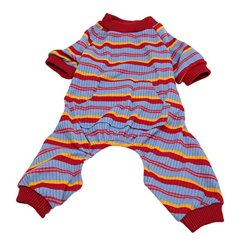 Qukaim Hunde-Body, gestreift, klassisch, weich, atmungsaktiv, 4-beinig, Haustier-Body für kleine, mittelgroße Hunde, Hunde-Overall, Welpenanzug, Größe XL Qukaim Hunde-Body, gestreift, klassisch, weich, atmungsaktiv, 4-beinig, Haustier-Body für kleine, mittelgroße Hunde, Hunde-Overall, Welpenanzug, Größe XL von Qukaim