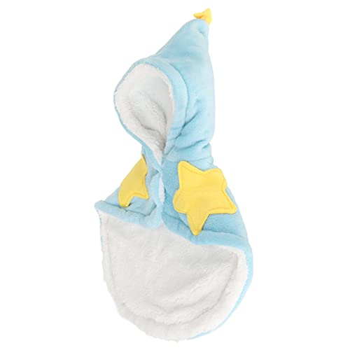 Qukaim Hunde-Flanellmantel, Haustierumhang, niedlich, weicher Flanell-Umhang für den Winter und kaltes Wetter, Himmelblau, Größe L, bequemes Design für kleine bis mittelgroße Hunde Qukaim Hunde-Flanellmantel, Haustierumhang, niedlich, weicher Flanell-Umhang für den Winter und kaltes Wetter, Himmelblau, Größe L, bequemes Design für kleine bis mittelgroße Hunde von Qukaim