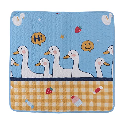 Qukaim Hunde-Schlafunterlage Haustierkissen, Vier Jahreszeiten Universal Cartoon Katzen Hunde Warme Bequeme Decke Kissen, Kleine Gelbe Ente, L, Haustiermatte zum Schlafen und Füttern, 70 x 50 cm Qukaim Hunde-Schlafunterlage Haustierkissen, Vier Jahreszeiten Universal Cartoon Katzen Hunde Warme Bequeme Decke Kissen, Kleine Gelbe Ente, L, Haustiermatte zum Schlafen und Füttern, 70 x 50 cm von Qukaim