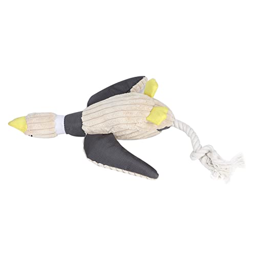 Qukaim Hunde Zahnreinigungsspielzeug Baumwollseil Knoten Entenform Hundespielzeug Interaktives Zahnreinigung und Beißspielzeug Sounding Food Dispensing Ball für Training und Spielen, 25cm Lang Qukaim Hunde Zahnreinigungsspielzeug Baumwollseil Knoten Entenform Hundespielzeug Interaktives Zahnreinigung und Beißspielzeug Sounding Food Dispensing Ball für Training und Spielen, 25cm Lang von Qukaim