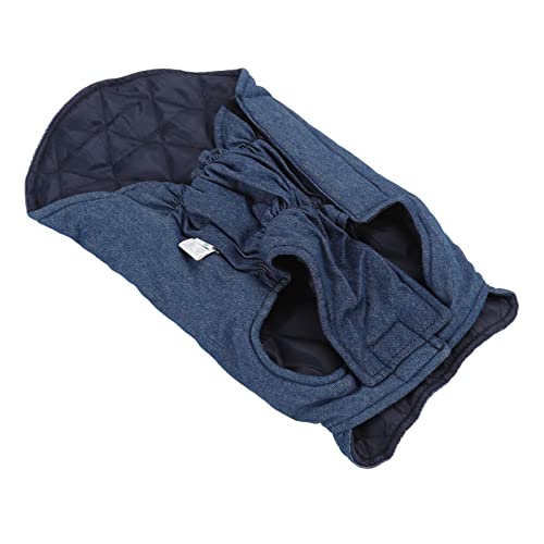 Qukaim Hundejacke, klassisch, warm, lockere Passform, Baumwolle, Herbstweste, Denim-Farbe für Hunde, Größe M, verhindert Sonnenbrand, bequeme Haustierkleidung Qukaim Hundejacke, klassisch, warm, lockere Passform, Baumwolle, Herbstweste, Denim-Farbe für Hunde, Größe M, verhindert Sonnenbrand, bequeme Haustierkleidung von Qukaim