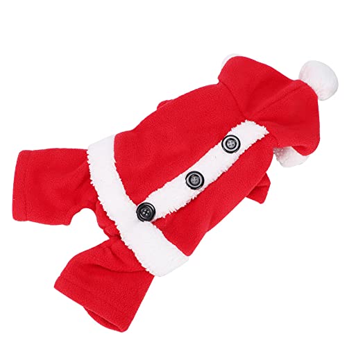 Qukaim Hundekleidung für den Winter, Weihnachten, niedlicher roter Hunde-Kapuzenpullover, für kleine Hunde, Welpen, Kleidung, Outfit, warme Haustierkleidung für Hunde, ideal für den Urlaub Qukaim Hundekleidung für den Winter, Weihnachten, niedlicher roter Hunde-Kapuzenpullover, für kleine Hunde, Welpen, Kleidung, Outfit, warme Haustierkleidung für Hunde, ideal für den Urlaub von Qukaim