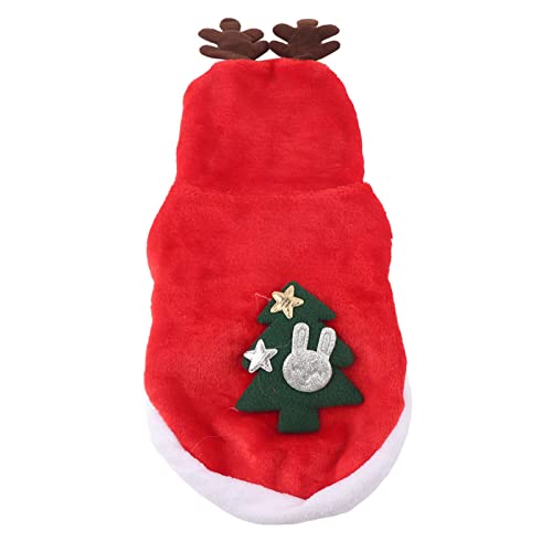 Qukaim Hundekleidung für den Winter, niedliche Weihnachtsbaumjacke für kleine Hunde und Welpen, warmes Outfit, ideal für kaltes Wetter, versch Qukaim Hundekleidung für den Winter, niedliche Weihnachtsbaumjacke für kleine Hunde und Welpen, warmes Outfit, ideal für kaltes Wetter, versch von Qukaim