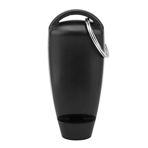 Qukaim Hundetrainer Haustier Welpe Clicker Pfeife, Hundetraining Clicker Schlüsselanhänger Hilfe, Gehorsamkeitstrainer für Hunde und Katzen, Schwarz Qukaim Hundetrainer Haustier Welpe Clicker Pfeife, Hundetraining Clicker Schlüsselanhänger Hilfe, Gehorsamkeitstrainer für Hunde und Katzen, Schwarz von Qukaim