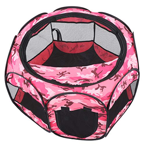 Qukaim Hundetürklappe, schlagfeste TPU-Ersatzklappe für Aluminium- und Kunststofftüren, 25,6 x 42,5 cm, faltbarer Haustier-Laufstall mit Netzabdeckung, Rosa Qukaim Hundetürklappe, schlagfeste TPU-Ersatzklappe für Aluminium- und Kunststofftüren, 25,6 x 42,5 cm, faltbarer Haustier-Laufstall mit Netzabdeckung, Rosa von Qukaim