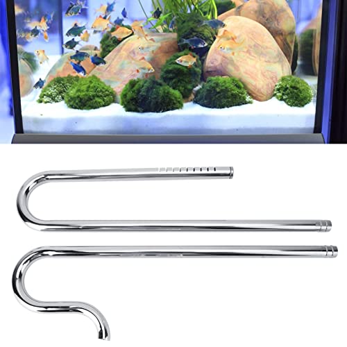 Qukaim In Out Pipe Edelstahl-Filterrohr, 16/22 mm, kompatibel mit runden Aquarien und biochemischen Filterbaumwolle, Design Qukaim In Out Pipe Edelstahl-Filterrohr, 16/22 mm, kompatibel mit runden Aquarien und biochemischen Filterbaumwolle, Design von Qukaim