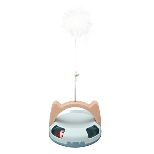 Qukaim Interaktives Katzenspielzeug Automatisch Rotierendes Federspielzeug, Interaktives Katzenspielzeug mit Rollbahnen und Ball, Bissfest, Weihnachten Kätzchen Spielzeug, Verschiedene Designs für Qukaim Interaktives Katzenspielzeug Automatisch Rotierendes Federspielzeug, Interaktives Katzenspielzeug mit Rollbahnen und Ball, Bissfest, Weihnachten Kätzchen Spielzeug, Verschiedene Designs für von Qukaim