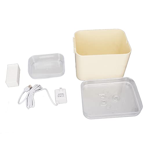 Qukaim Katzen Wasserbrunnen Katze Wasserbrunnen, Smart Automatischer Haustier Wasserspender mit Schüssel, 2 in 1 Zyklus Filtration für Katzen und Hunde, Leiser Betrieb, Beige Qukaim Katzen Wasserbrunnen Katze Wasserbrunnen, Smart Automatischer Haustier Wasserspender mit Schüssel, 2 in 1 Zyklus Filtration für Katzen und Hunde, Leiser Betrieb, Beige von Qukaim