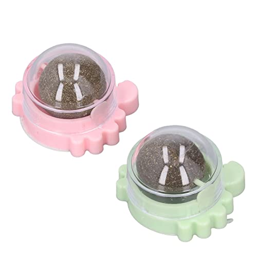 Qukaim Katzenkauspielzeug Saugnapf Katze Feder Zauberstab Spielzeug, Doppelende Abnehmbare Stahldraht Interaktive Katze Teaser Stick, 2pcs Katzenminze Ball und Rotierender Leckball Spielzeug für Qukaim Katzenkauspielzeug Saugnapf Katze Feder Zauberstab Spielzeug, Doppelende Abnehmbare Stahldraht Interaktive Katze Teaser Stick, 2pcs Katzenminze Ball und Rotierender Leckball Spielzeug für von Qukaim