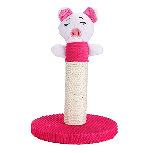 Qukaim Katzenkletterbaum; Katzenkletterrahmen; Katzenkletterspielzeug; Katzenkratzbaum; Sisal Kletterspielzeug Abnehmbarer Natursisal Katzen Kletterbaum Rahmen; Cartoon Weißes Schwein Design; Qukaim Katzenkletterbaum; Katzenkletterrahmen; Katzenkletterspielzeug; Katzenkratzbaum; Sisal Kletterspielzeug Abnehmbarer Natursisal Katzen Kletterbaum Rahmen; Cartoon Weißes Schwein Design; von Qukaim