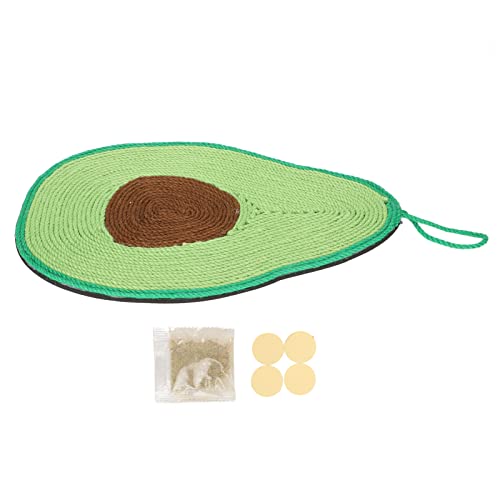 Qukaim Katzenkratzbett Katzenkratzmatte, Avocadoform 28 x 43 cm, Sisal und EVA Kratzfeste Katzenkratzmatte für Katzen, Druckentlastung, Grün Qukaim Katzenkratzbett Katzenkratzmatte, Avocadoform 28 x 43 cm, Sisal und EVA Kratzfeste Katzenkratzmatte für Katzen, Druckentlastung, Grün von Qukaim