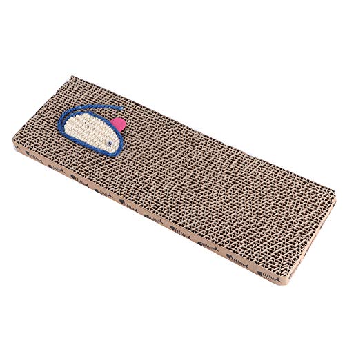 Qukaim Katzenkratzbrett Katzenkratzbrett, Umweltfreundliche Wellpapier Kratzplatte, Große Katze Schleifen Krallen Matte Spielzeug mit Muster, Ideal für Katzen zum Krallen schärfen Qukaim Katzenkratzbrett Katzenkratzbrett, Umweltfreundliche Wellpapier Kratzplatte, Große Katze Schleifen Krallen Matte Spielzeug mit Muster, Ideal für Katzen zum Krallen schärfen von Qukaim