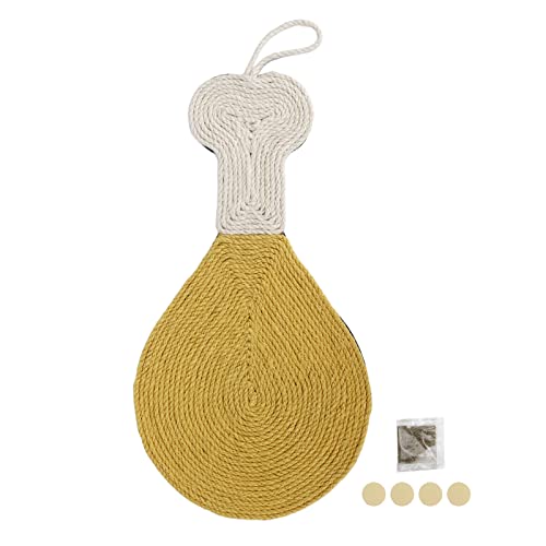 Qukaim Katzenkratzbrett Katzenkratzmatte, Avocadoform, 28 x 43 cm, Sisal+EVA, Kratzfeste Katzenkratzmatte, Krallenschleifspielzeug, schützt Teppiche und Sofas Qukaim Katzenkratzbrett Katzenkratzmatte, Avocadoform, 28 x 43 cm, Sisal+EVA, Kratzfeste Katzenkratzmatte, Krallenschleifspielzeug, schützt Teppiche und Sofas von Qukaim