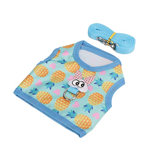 Qukaim Katzenleine, Hasen-Leinen-Set, verstellbar, weiches Nylon, für Kätzchen, Frettchen, Meerschweinchen, leichtes Design, geeignet für kleine Haustiere Qukaim Katzenleine, Hasen-Leinen-Set, verstellbar, weiches Nylon, für Kätzchen, Frettchen, Meerschweinchen, leichtes Design, geeignet für kleine Haustiere von Qukaim